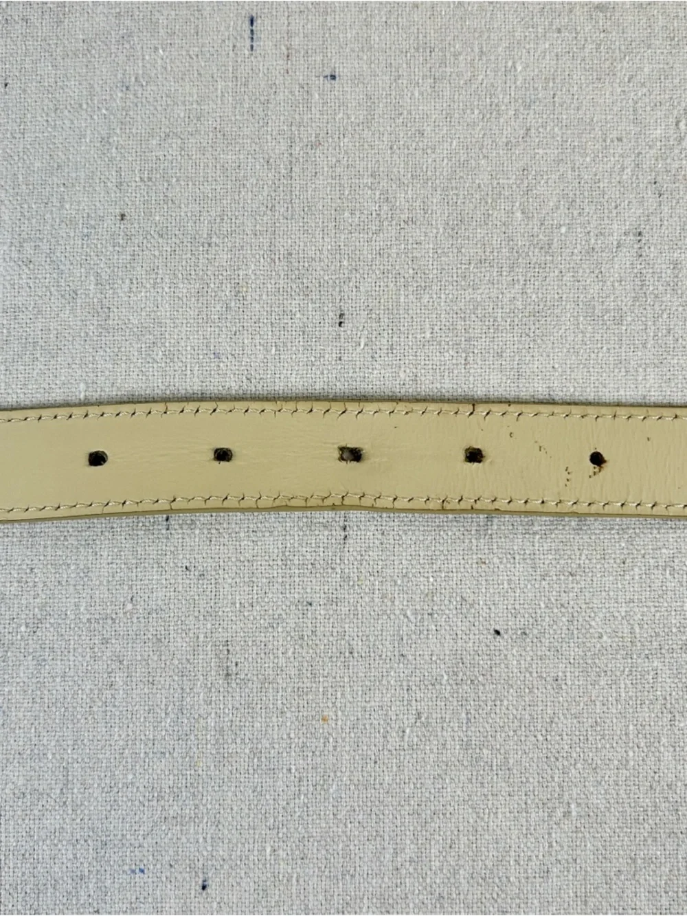 Talbots Women’s Size 1X Gold Metallic Leather Belt